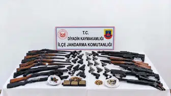 Ağrı merkezli üç ilçede silah kaçakçılarına yönelik geniş kapsamlı operasyon düzenlendi