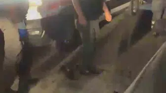 Batman'da otomobil refüje çarptı bir kişi yaralandı