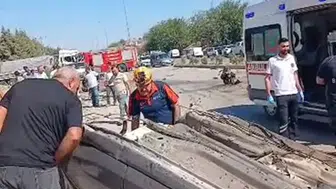 Elazığ yolunda feci kaza iki kişi hayatını kaybetti