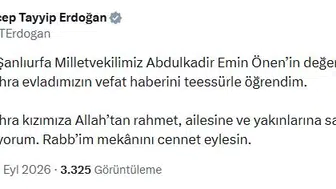 AK Parti Milletvekili Abdulkadir Emin Önen evlat acısıyla sarsıldı