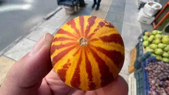 Elazığ tezgahlarında nostaljik şamama kavunu dönemi başladı