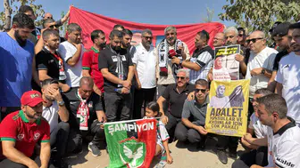 Amed Sportif ve Beşiktaş taraftarları Rojin Kabaiş için bir araya geldi