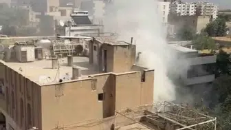 Nusaybin'de apartman yangını korkuttu
