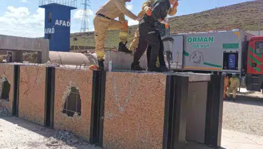 Elazığ’da orman ekipleri afetlere karşı güç topluyor