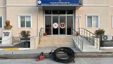 Batman'da kablo hırsızlarına jandarma baskını