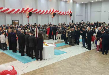 Muş'ta Cumhuriyet Bayramı coşkusu resepsiyonla kutlandı