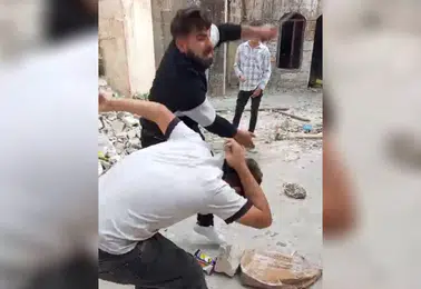 Şanlıurfa'da metruk binada dehşet anları kameraya yansıdı