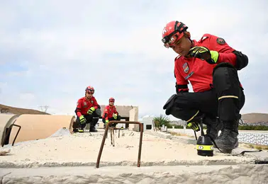 Elazığ polis ekipleri zorlu kurtarma tatbikatıyla hazır bekliyor