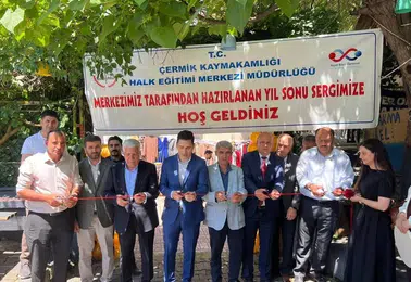 Çermikli kadınların bir yıllık emeği sergide buluştu