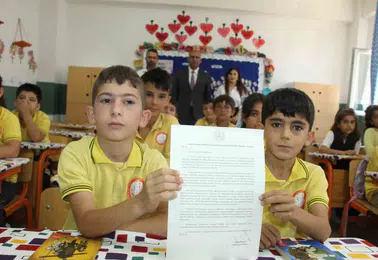 Şırnaklı öğrencilerin mektubuna Bakan Tekin'den özel yanıt