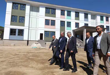 Bingöl’de yeni okul inşaatı hızla yükseliyor