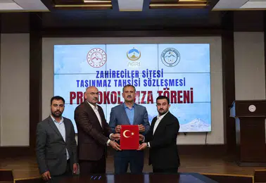 Ağrı tarım ticaretini büyütecek dev tesis için ilk adım atıldı