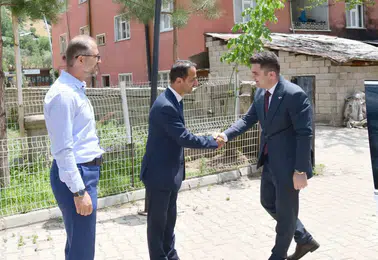 Çatak Kaymakamı Abdullah Sarı eğitim kurumlarını denetledi