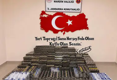 Mardin Jandarmasından kaçak tütün operasyonu