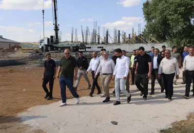 Karlıova ilçesinde eğitim yatırımları için denetim yapıldı