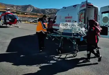 Bitlisli minik Muhammed Ali için hava ambulansı seferberliği