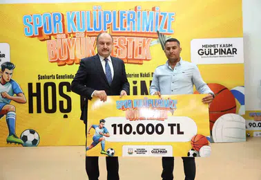 Şanlıurfa'da amatör spor kulüplerine 8 milyon liralık dev destek