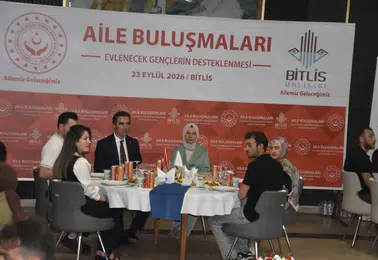 Bitlisli genç çiftler devlet desteğiyle kurdukları yuvalarında bir araya geldi