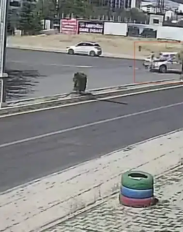 Elazığ’da trafik kazası dehşeti kamerada