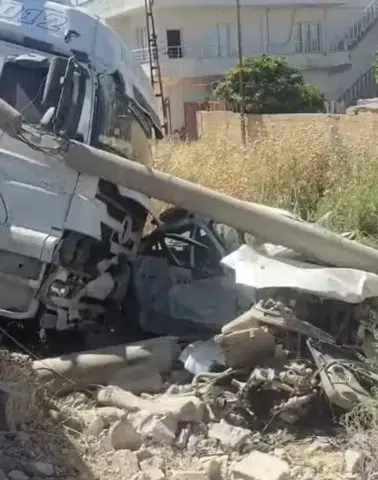 Mardin Kızıltepe yolunda feci kaza sonucu bir kişi yaşamını yitirdi