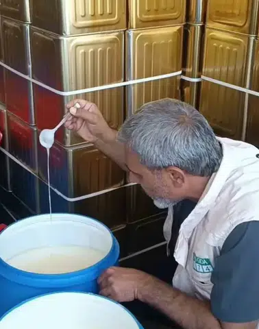 Şanlıurfa'da faturasız ve belgesiz 400 kilo sade yağa el konuldu