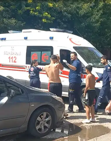 Diyarbakırda yasaklı süs havuzuna atlayan iki çocuk hastanelik oldu