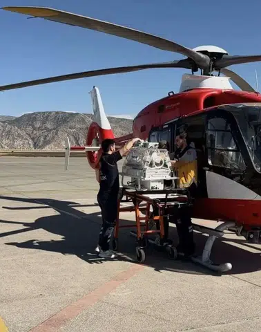 Silopi'de tedavi gören bebek için hava ambulansı seferberliği