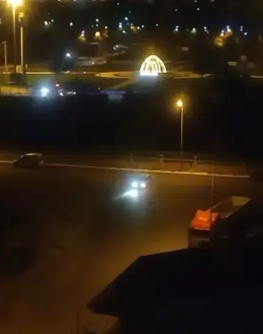 Elazığ sokaklarında tehlikeli drift anları kameraya yansıdı