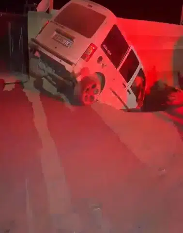 Doğubayazıt yolunda büyükbaş hayvanlara çarpan otomobildeki üç genç yaralandı