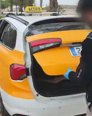 Şanlıurfa polisinden ticari taksiye narkotik operasyonu