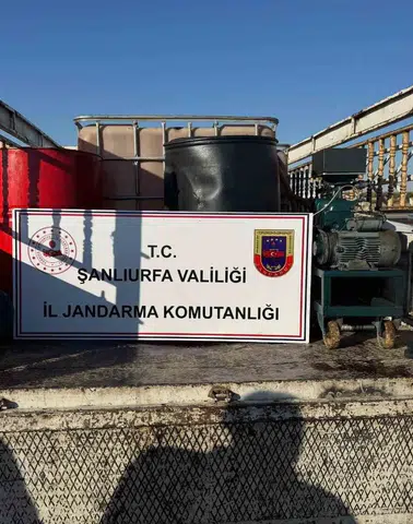 Viranşehir'de jandarmadan kaçak akaryakıt operasyonu