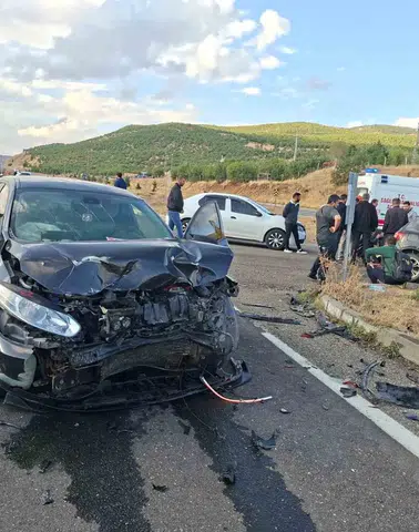 Bingöl'de trafik kazası sonucu üç kişi yaralandı
