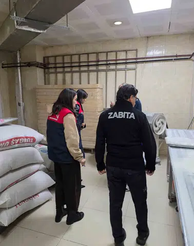 Tunceli genelindeki fırınlarda kapsamlı hijyen ve gramaj denetimi yapıldı