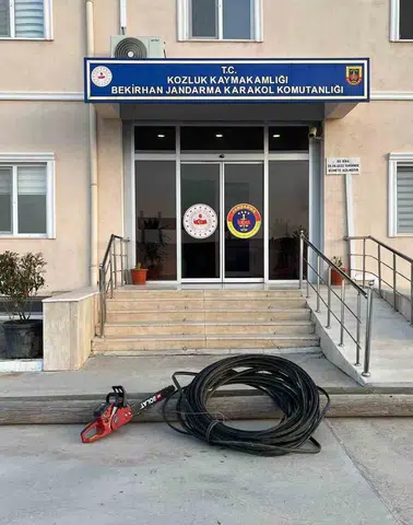 Batman'da kablo hırsızlarına jandarma baskını
