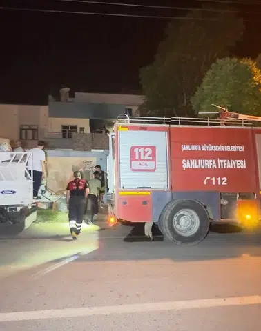 Ceylanpınar gece yarısı yangınla sarsıldı