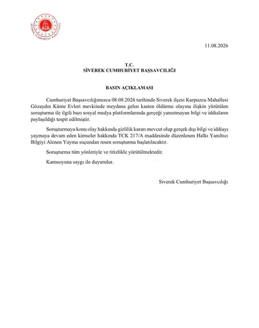 Siverek Başsavcılığı sosyal medyadaki asılsız paylaşımlara karşı soruşturma başlattı