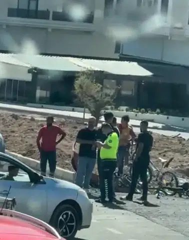 Batman'da bisikletle otomobil çarpıştı, 2 kişi yaralandı