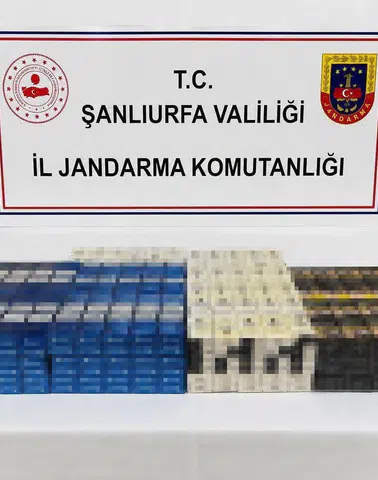 Jandarmadan Şanlıurfa genelinde kaçak sigara ve alkol operasyonu