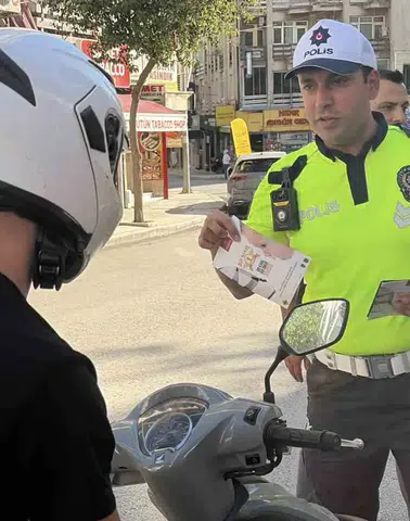 Elazığ sokaklarında motosiklet sürücülerine yönelik geniş çaplı denetim operasyonu