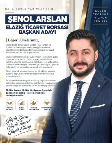 Şenol Arslan Elazığ Ticaret Borsası için yeni hedeflerini açıkladı