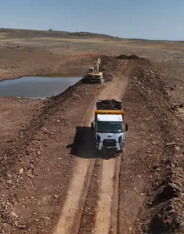 Çermik ilçesinde tarım ve hayvancılık için göletler yenileniyor