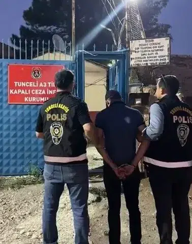 Tunceli polisi aranan hükümlüyü yakaladı