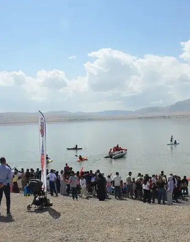 Bulanık Gölpark'ta ilk kez su sporları şenliği düzenlendi
