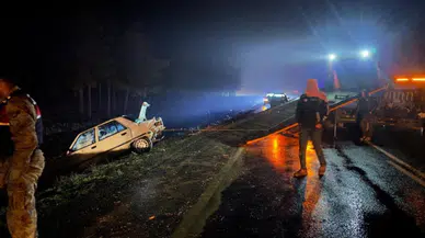 Şanlıurfa’da araç şarampole uçtu!