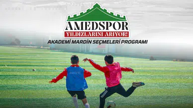 Amedspor Akademi Mardin seçmeleri programı açıklandı
