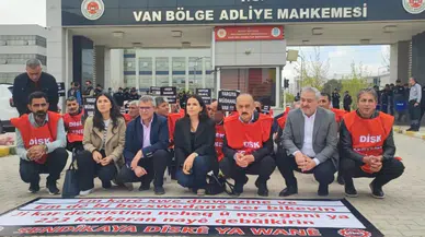 Van'da işçilerin adalet nöbeti 289.gününde: Muhatap arıyoruz