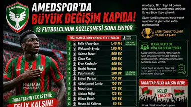 Amedspor’da büyük değişim: 13 oyuncunun sözleşmesi bitiyor