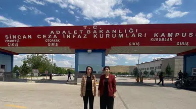 Tülay Hatimoğulları Sincan Cezaevi'nde tutukluları ziyaret etti