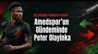 Amedspor'un gündeminde Peter Olayinka iddiası: Dış basın transfer ilgisini yazdı