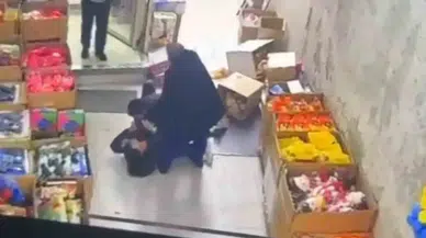 Şanlıurfa'da iki esnafın kavgası kameraya yansıdı